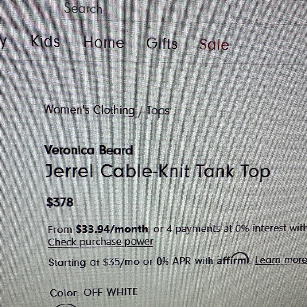 Veronica Beard Cable-Knit Tank Top with Contrast Trim - Picture 3 of 5